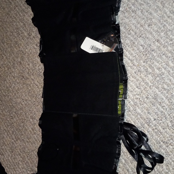 Authentic Green Overlay Overbust Couture Corset - Picture 5 of 5